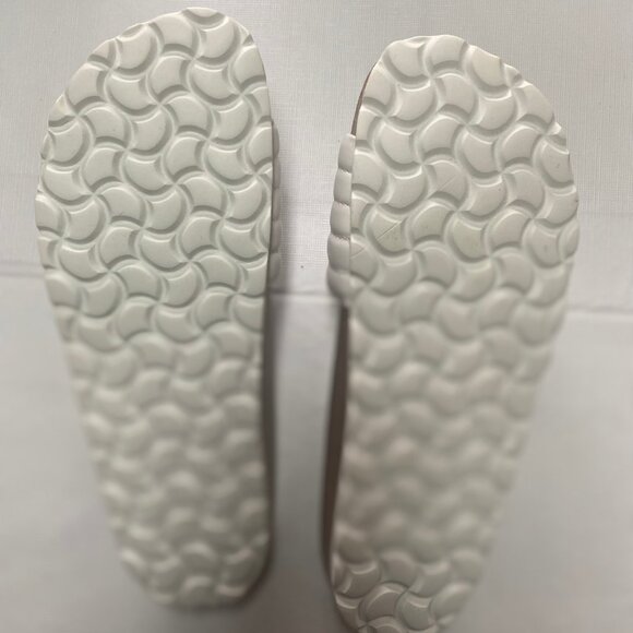 EOS, white leather slip on sandals - Picture 3 of 5